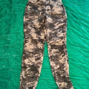 SPANX Stretch Cotton Twill Camouflage Pants